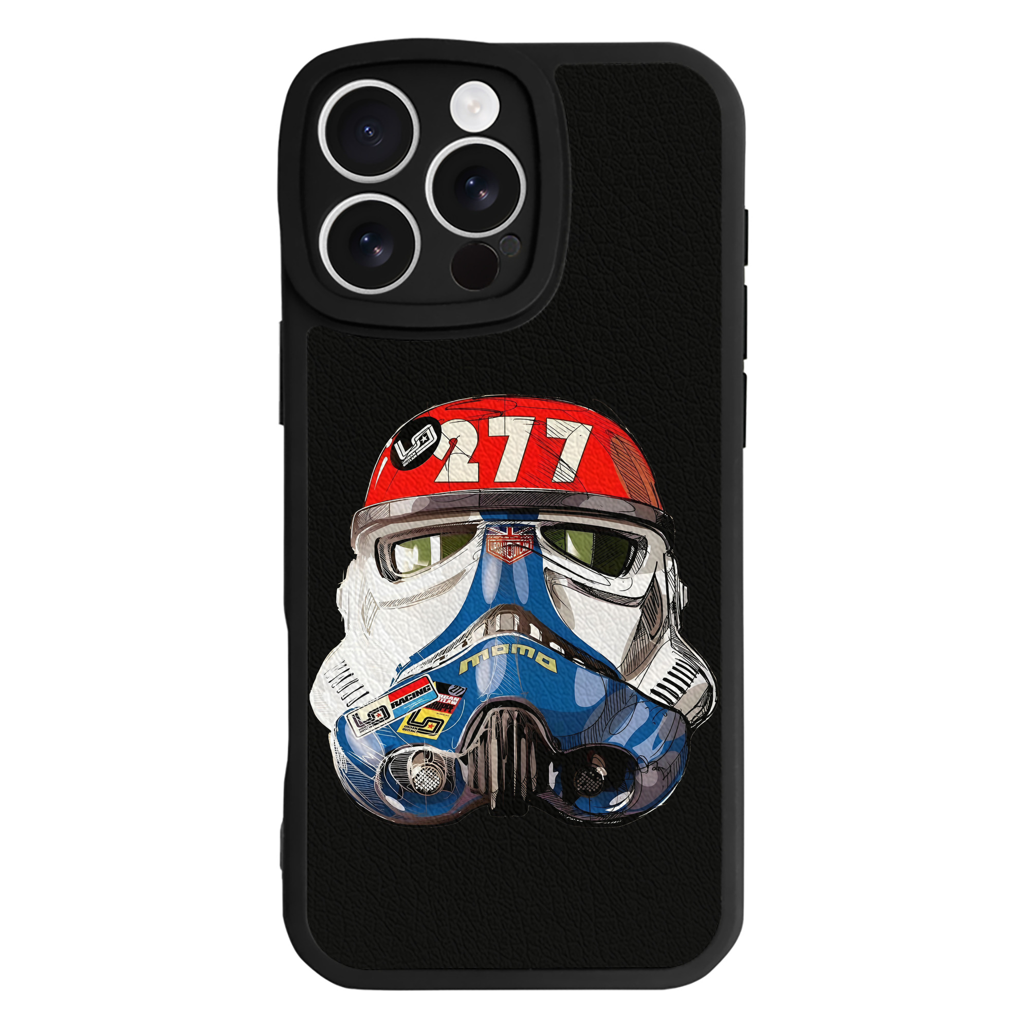 （画像用） スター・ウォーズ Star Wars 【iPhone 16シリーズ対応】シリコンスマホケース（レザー調） 材質：シリコン